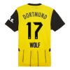 Camiseta de fútbol Borussia Dortmund Wolf 17 Primera Equipación 2024-25 - Hombre